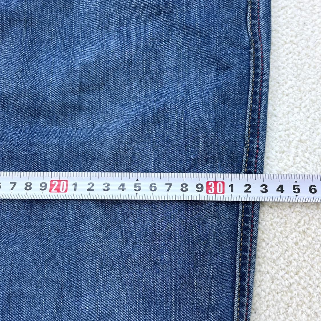 36 빈티지 블루 데님 팬츠 0310E 상품이미지7