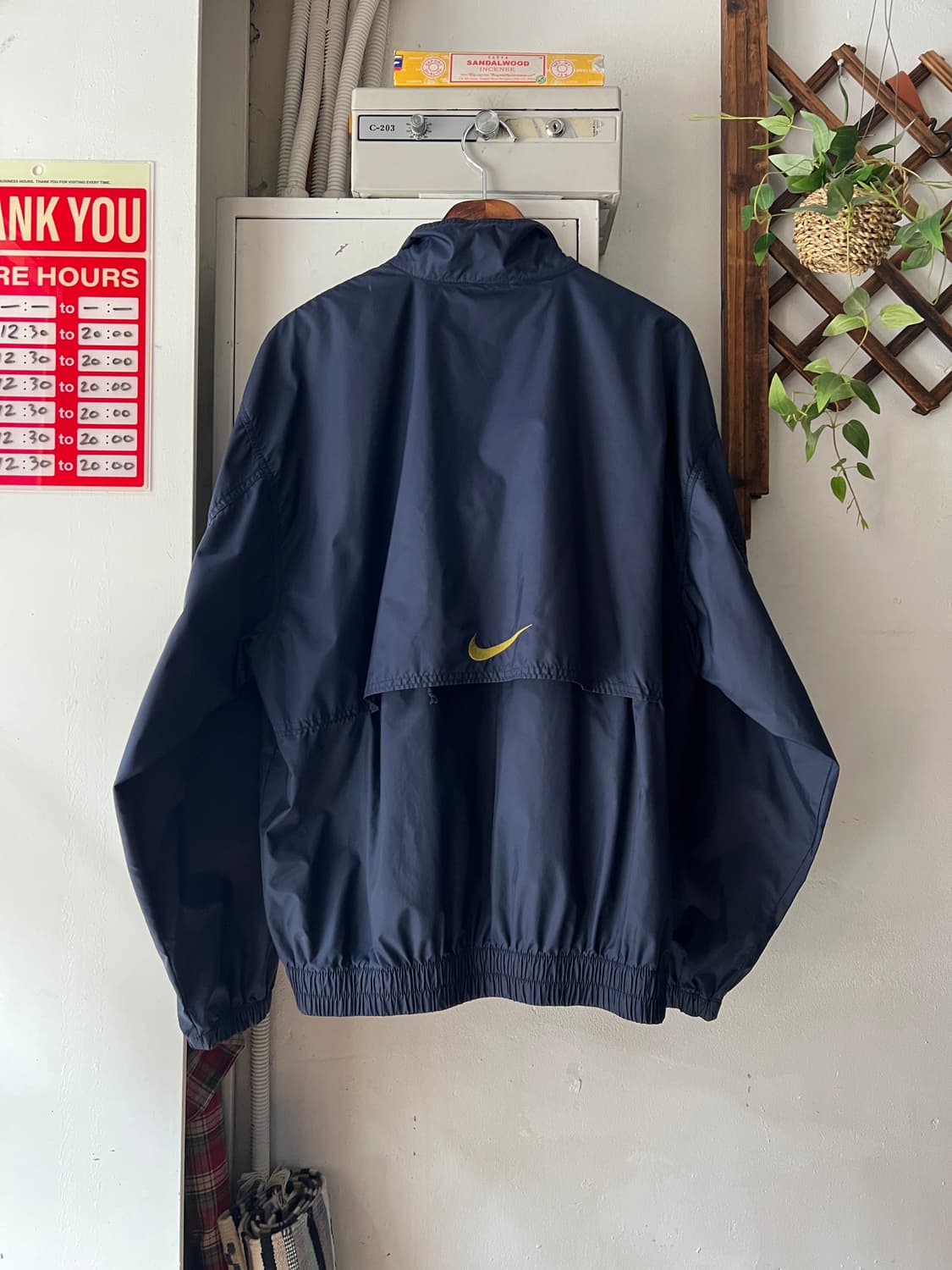 [L]90's 나이키 네이비 나일론 트랙 자켓 상품이미지7