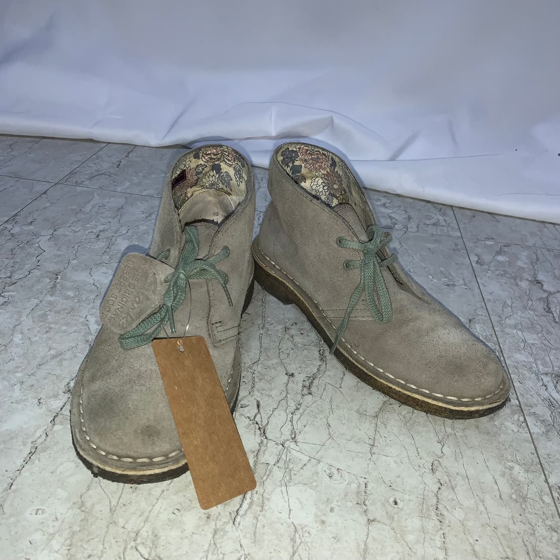 클락스 데저트 빈티지 워커 스웨이드 그레이 230 상품이미지6