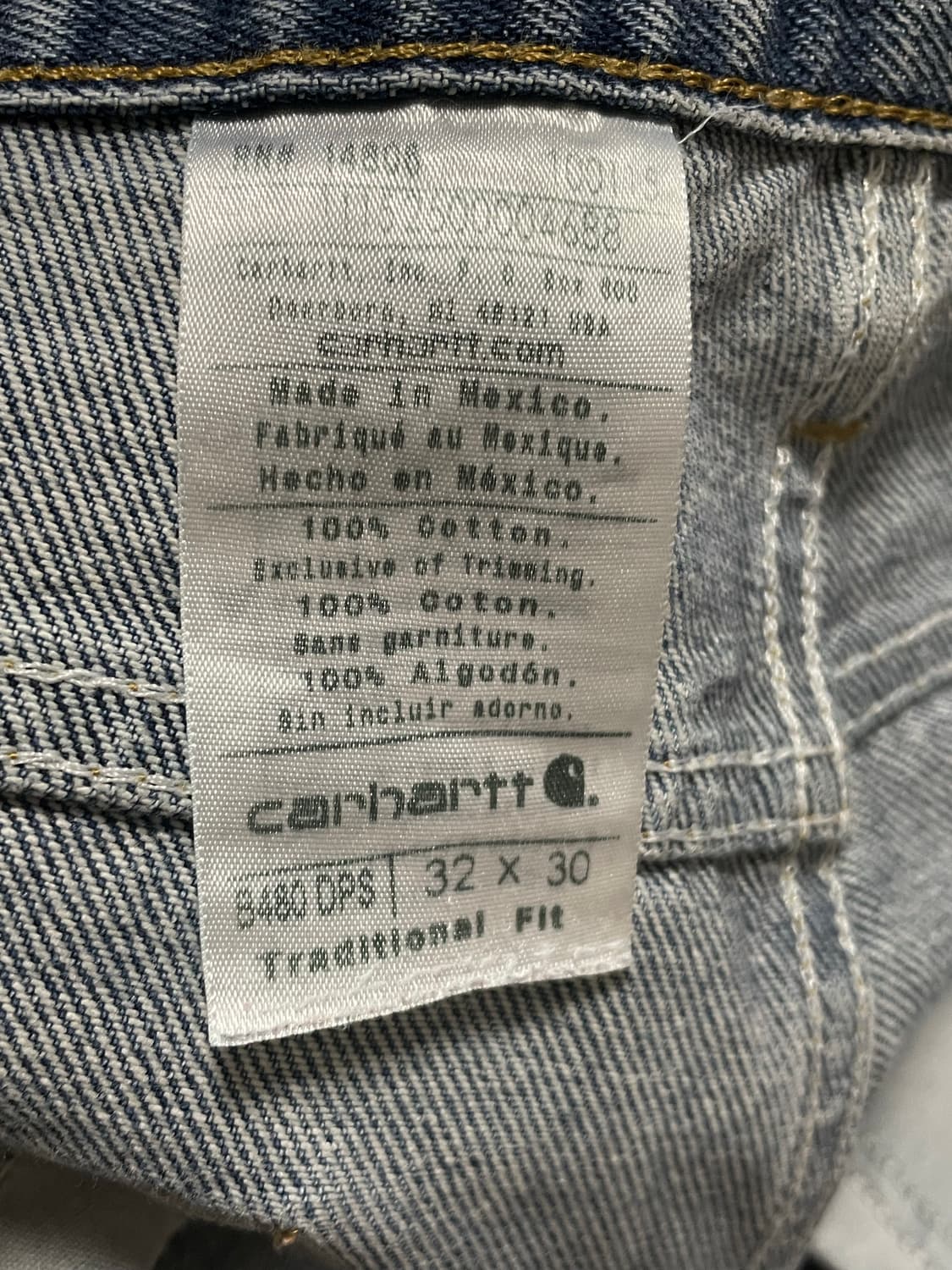 칼하트 트레디셔널 핏 팬츠 상품이미지3