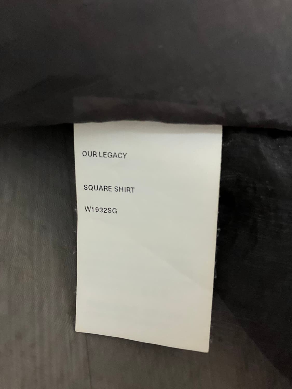 아워레가시 셔츠 ourlegacy  상품이미지3