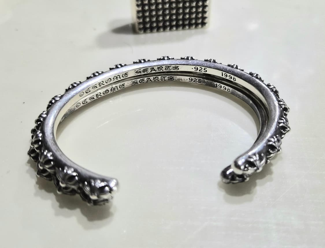 크롬하츠 정품 멀티 크로스 뱅글 팔찌 L 판매 상품이미지10