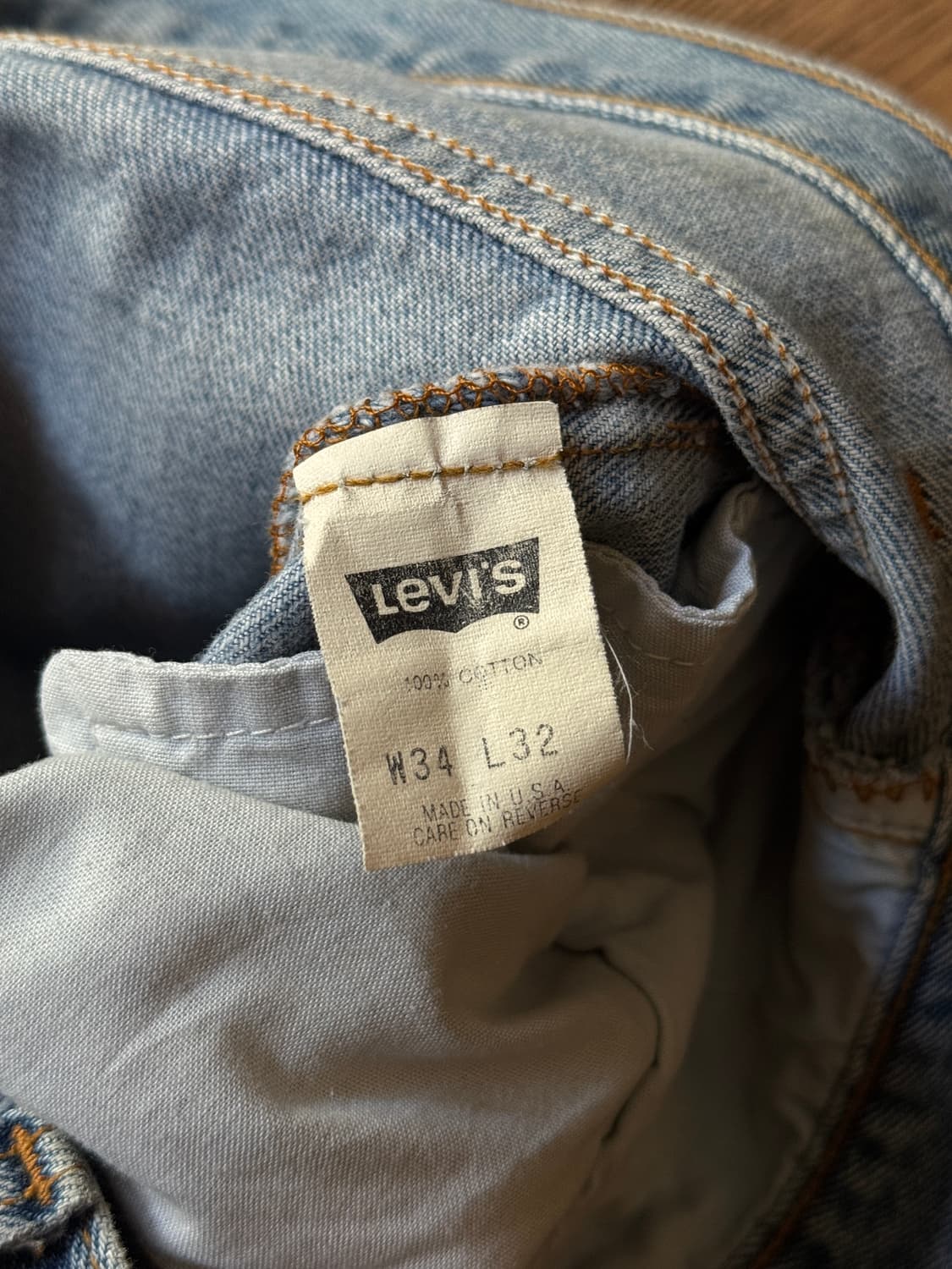 [34]90's 리바이스 Made in USA 501 데님 팬츠 상품이미지5