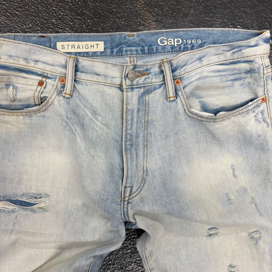 (34)갭 스트레이트 데님 워싱진 상품이미지4