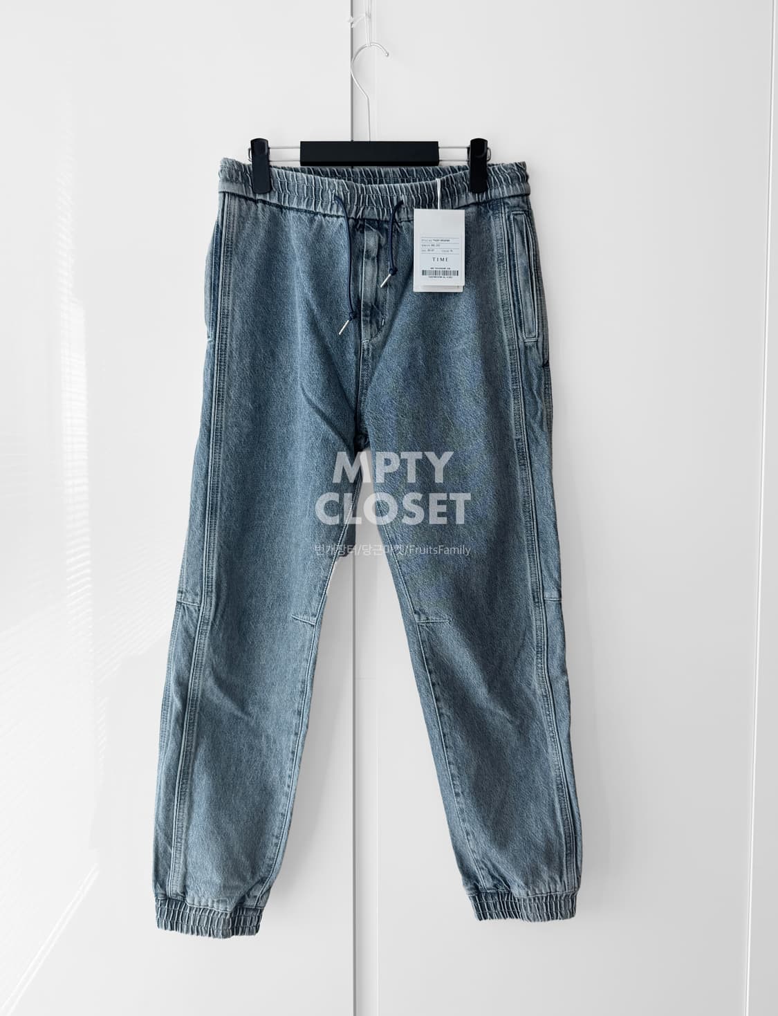 [82] 타임옴므 23fw 데님조거팬츠 상품이미지1