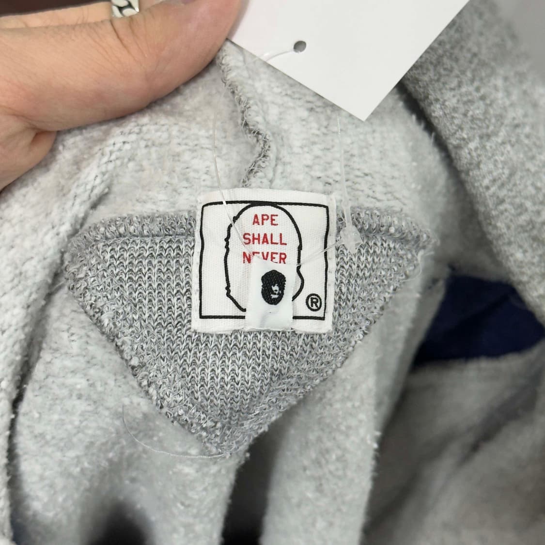 90s 베이프 레터링 후드 티셔츠 상품이미지4