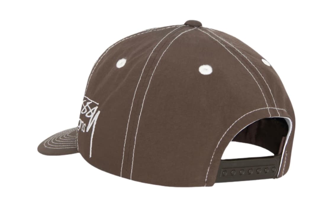 스투시 미드 뎁스 스투시 디자인 스냅백 브라운 상품이미지2