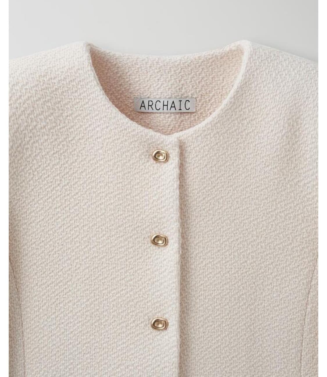 아르카익 concept tweed jacket_ivory M 상품이미지8