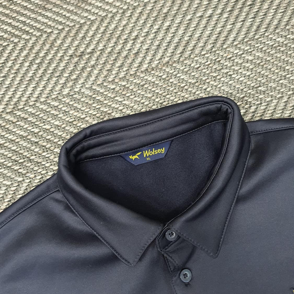 울시 기모 긴팔 카라티 남자105 상품이미지2