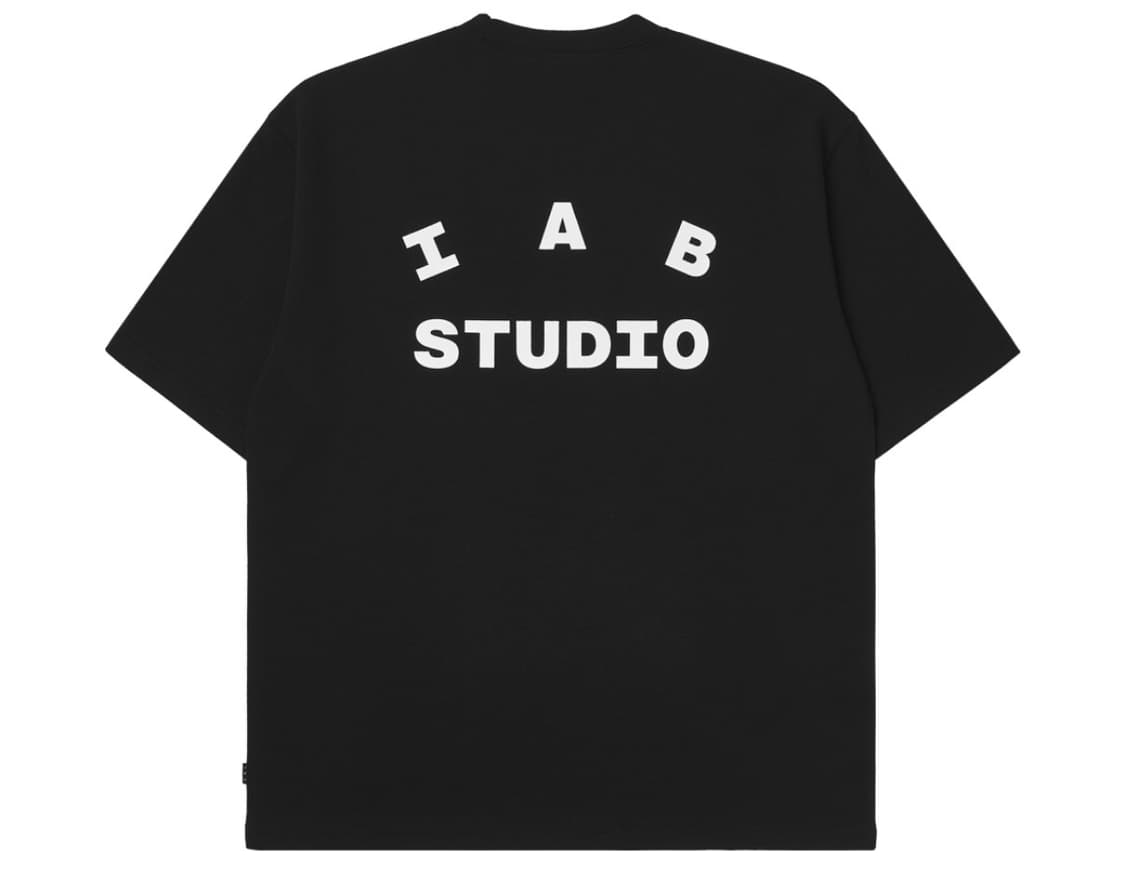 아이앱 스튜디오 티셔츠 블랙 화이트 검정 반팔티 상품이미지1