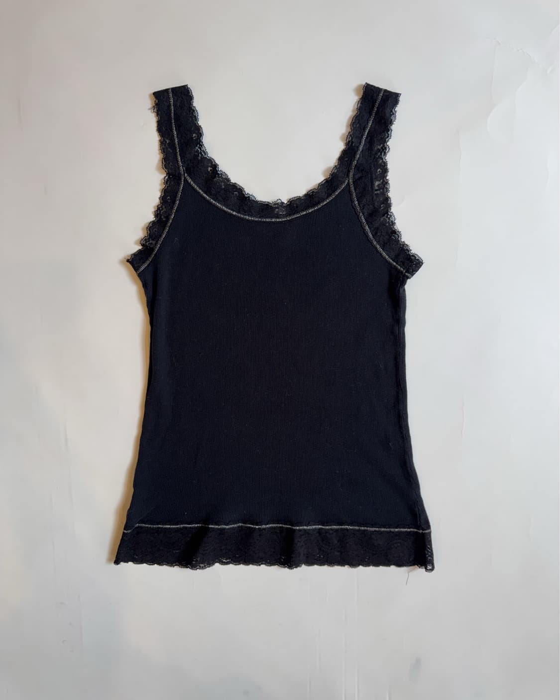 BLACK LACE TRIM CAMISOLE 상품이미지1