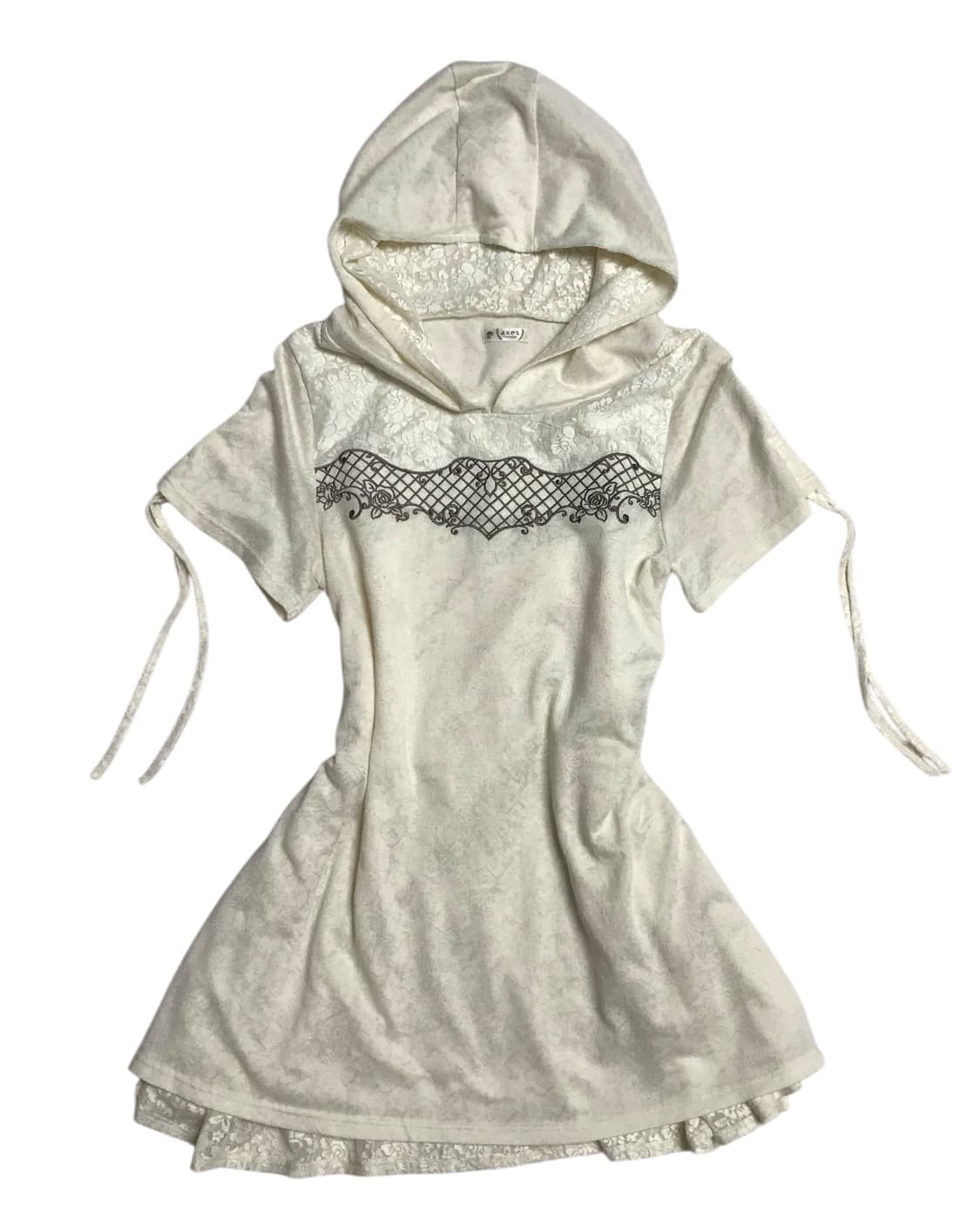 axesfemme 엑시즈팜 레이스 자수 후드 원피스 상품이미지1