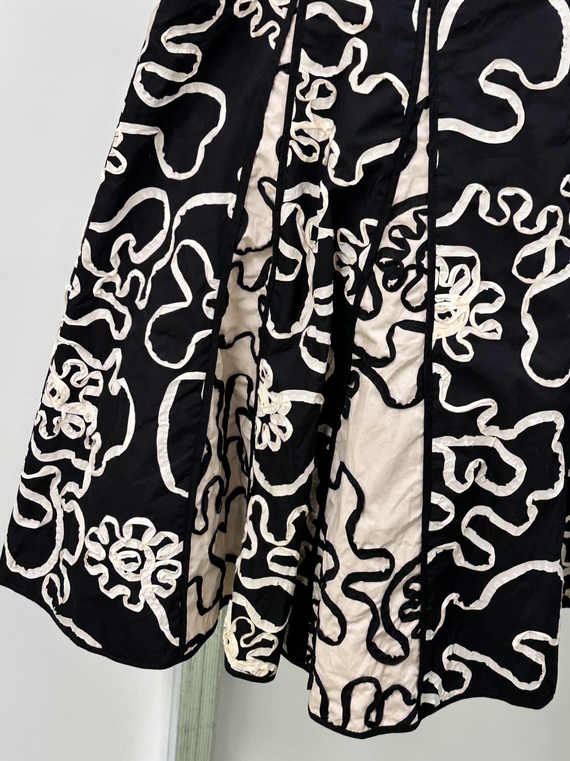 line flower midi skirt 상품이미지5