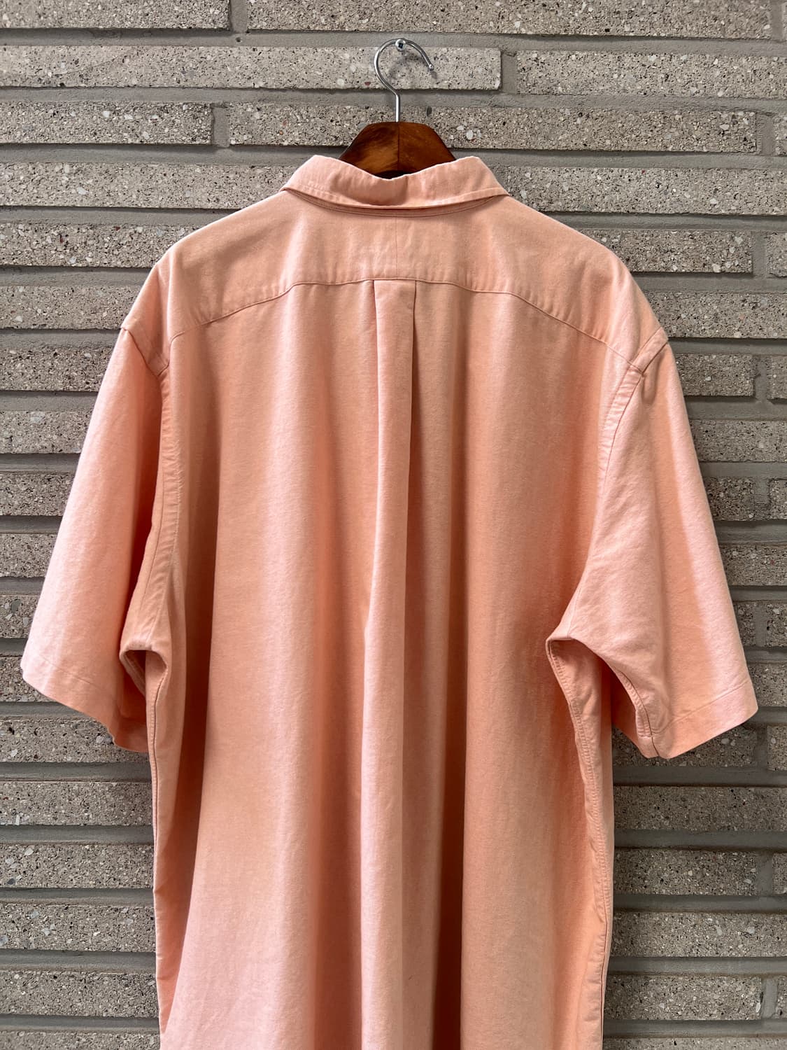 [2XL]폴로 랄프로렌 CLASSIC FIT 살몬 핑크 옥스포드 셔츠 상품이미지5