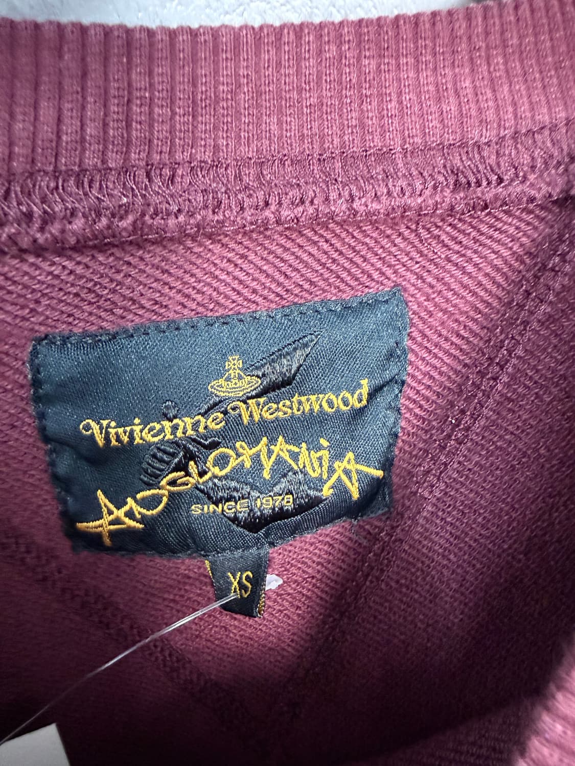 비비안 웨스트우드 앵글로매니아 버건디 스웻셔츠 H2024 상품이미지6