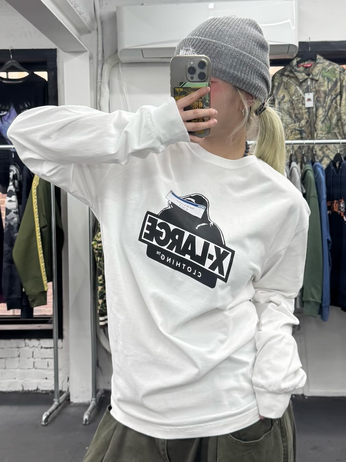 XLarge 엑스라지 빅로고 롱슬리브 상품이미지1