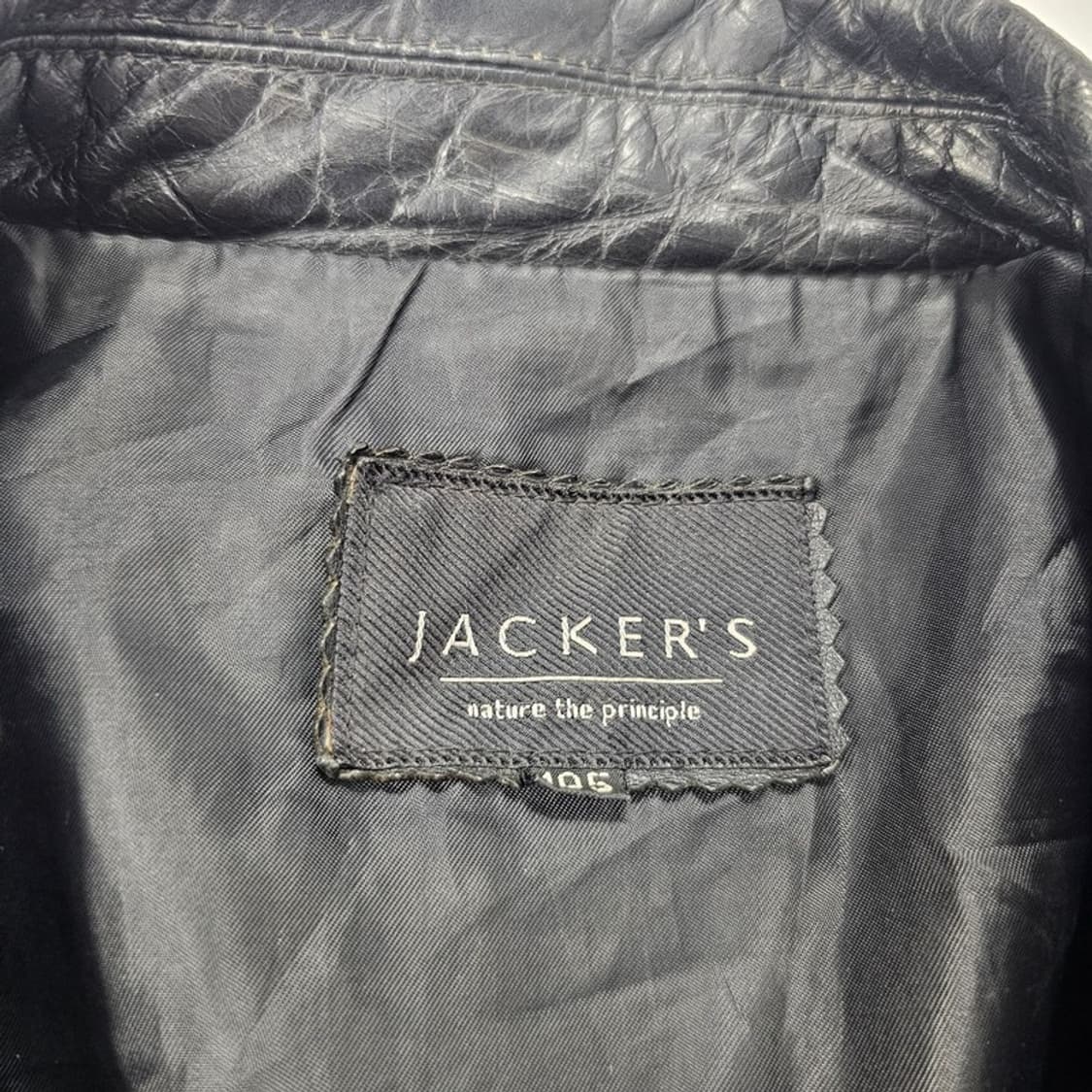 JACKER'S 빈티지 소가죽 자켓 XL 상품이미지5