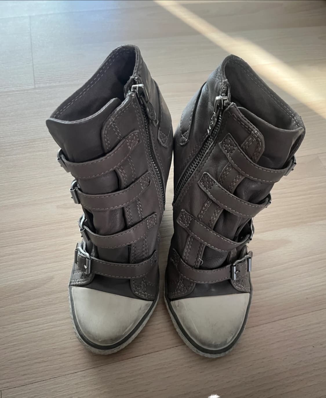 ash 아쉬 웨지힐 스니커즈 회색 36 상품이미지2