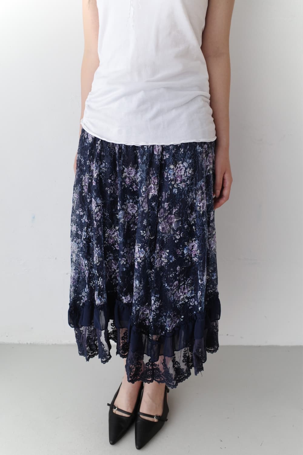 axes femme) flower skirt  상품이미지6