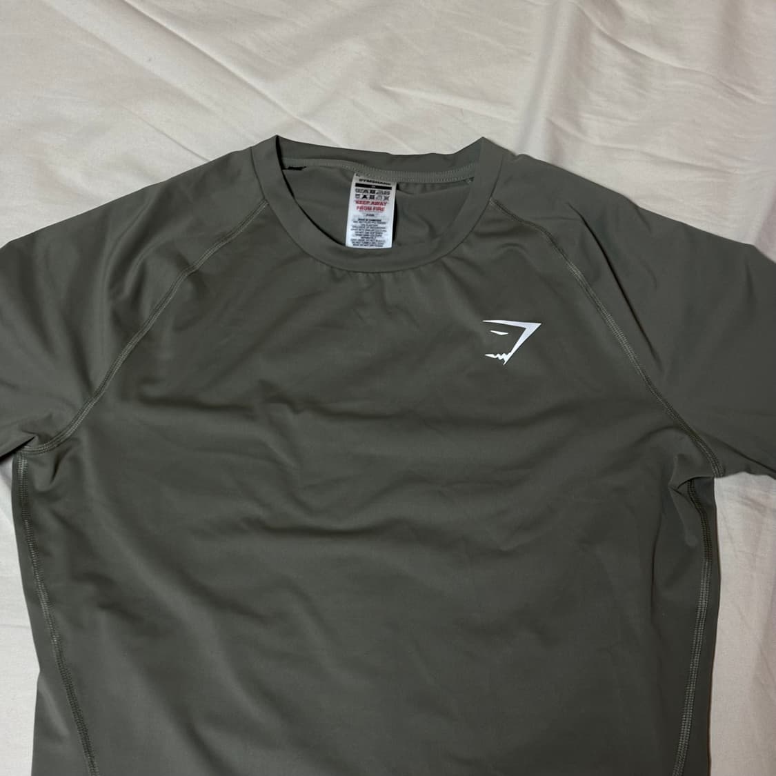 [M] 짐샤크 컴프레션 티셔츠 카키 상품이미지1