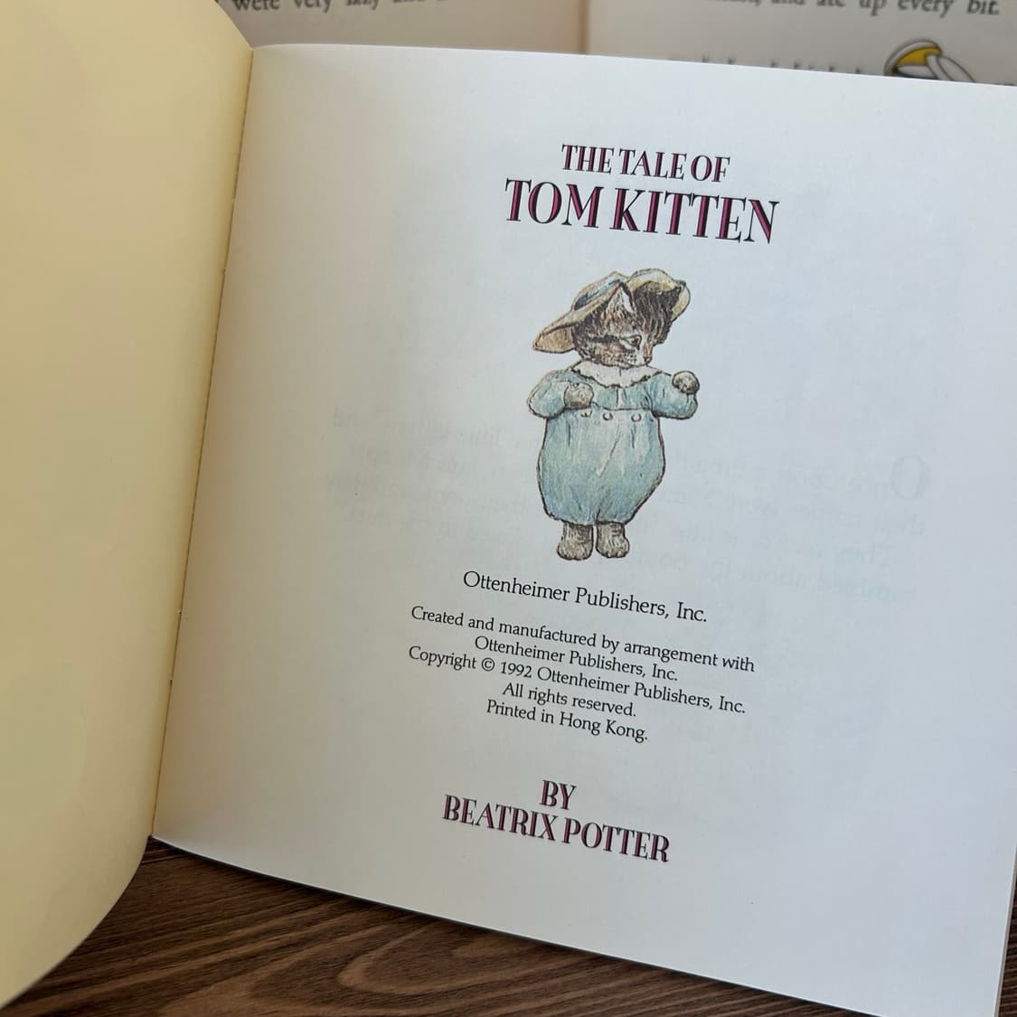 1992년 베아트릭스포터 빈티지 책 소품  상품이미지5