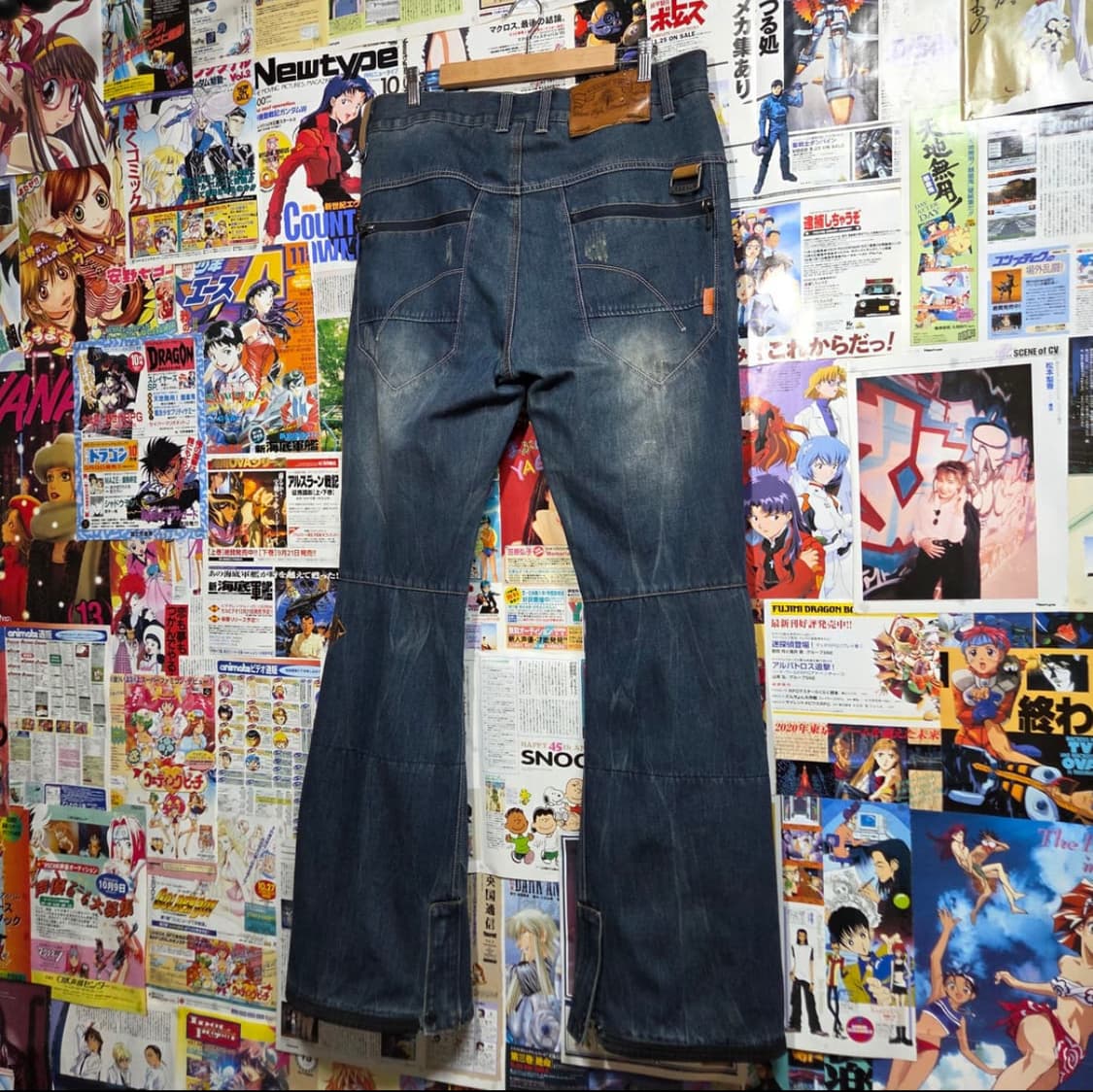 빈티지 워싱 플레어 데님 팬츠 상품이미지4