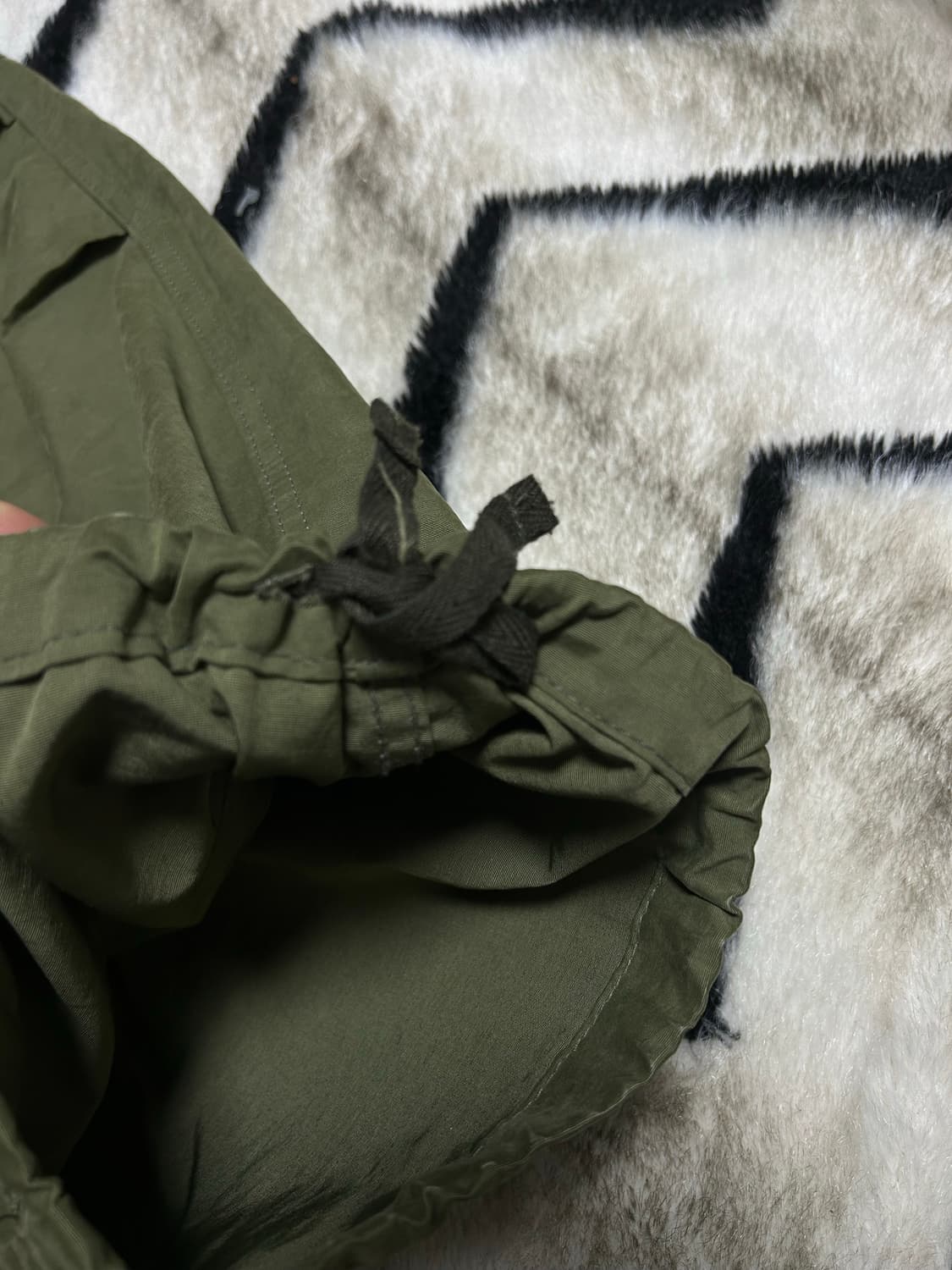 파머스마켓 나일론 카고 벌룬 팬츠/올리브그린 상품이미지3