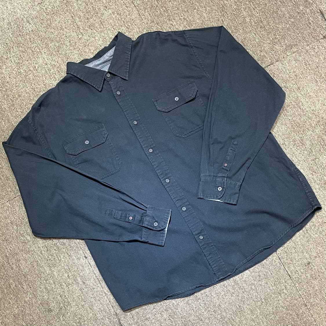 (2XL) Wrangler 랭글러 코튼 데님 셔츠 상품이미지1