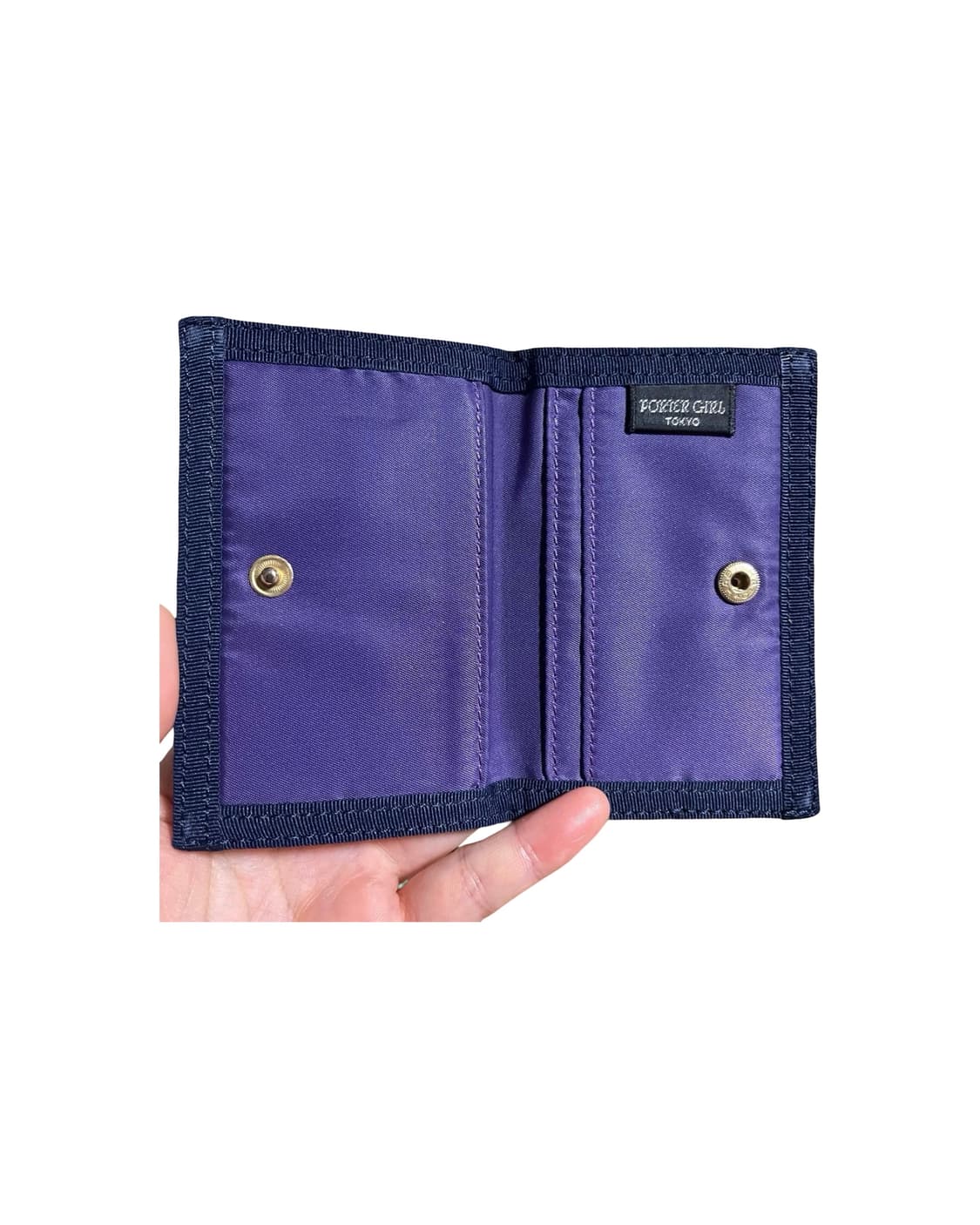 포터 도트 지갑 퍼플  상품이미지4