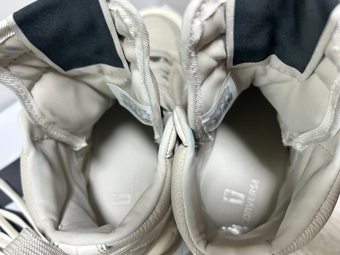 릭오웬스 다크쉐도우 x 컨버스 터보웨폰 하이 250 상품이미지7