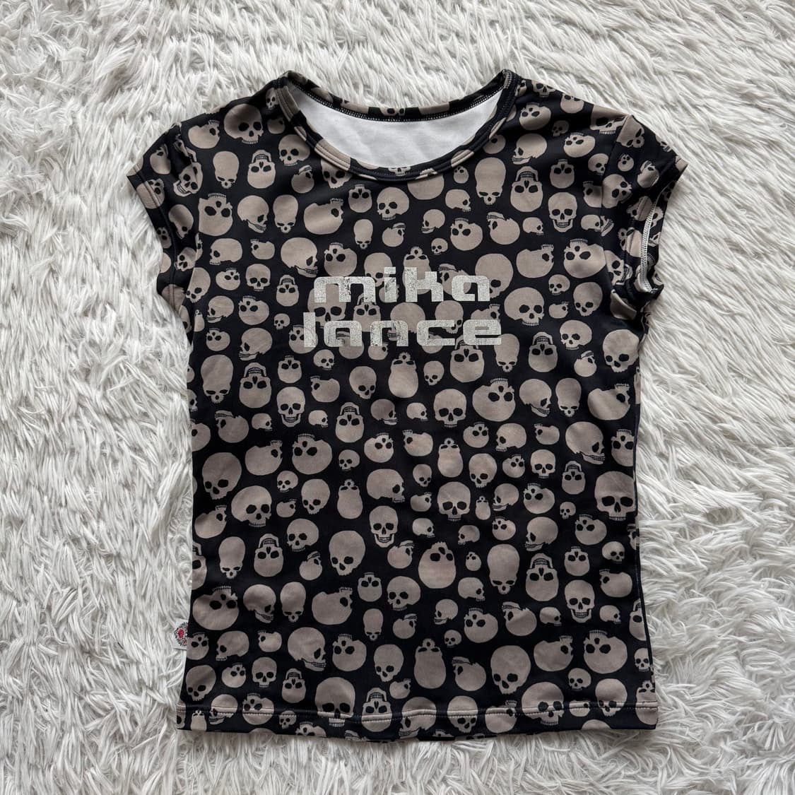 MIKO IONCE 일본빈티지 오리엔탈 딱붙핏 크롭 반팔 슬림핏 M 39 상품이미지2