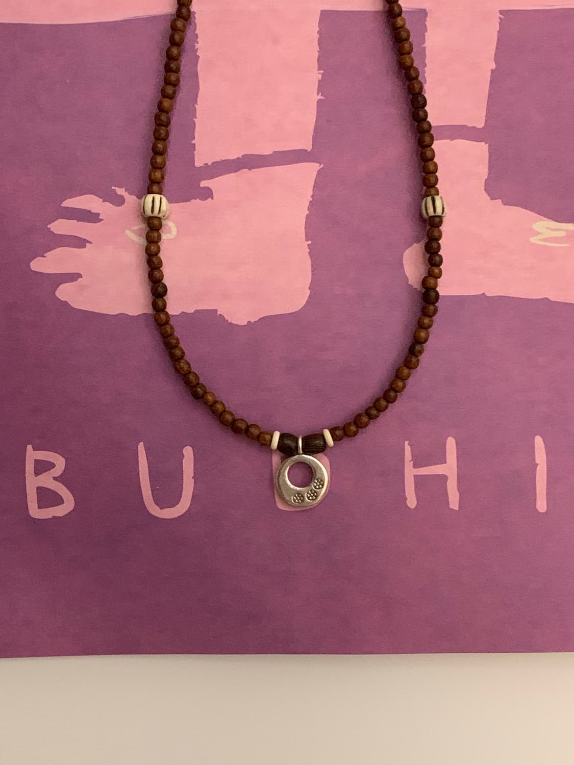 rosewood three little flowers necklace 상품이미지2