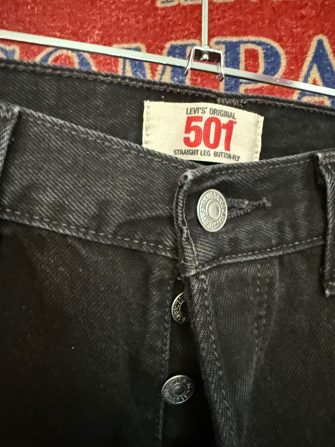리바이스 501 흑청 34/30 00년대 상품이미지2