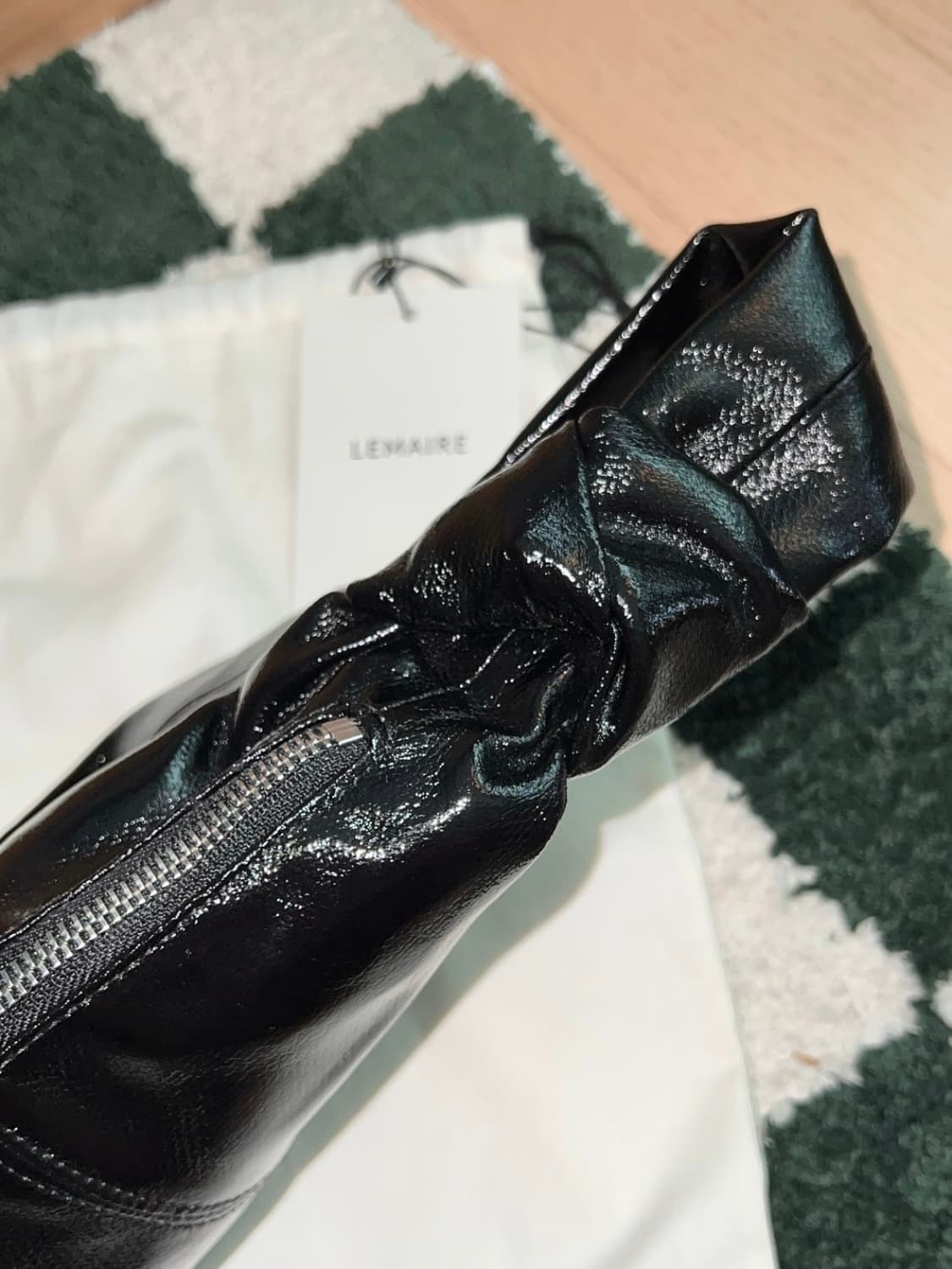 르메르 크루아상 범백 코티드 코튼 블랙 상품이미지3