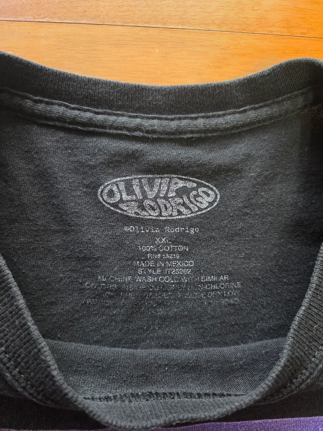 올리비아 로드리고 sour 투어티셔츠 [2xl] 상품이미지3