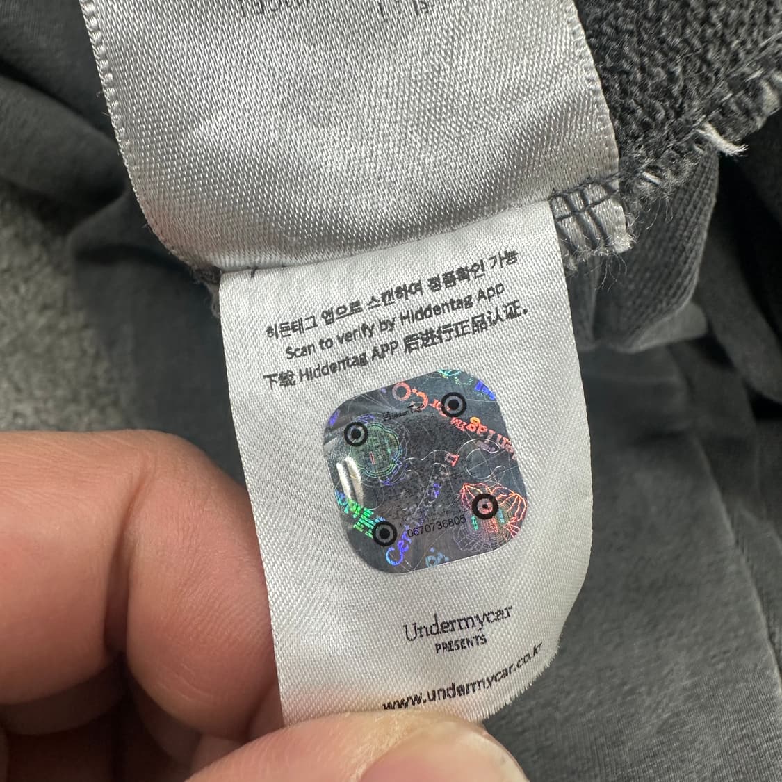 언더마이카 MU11 피그먼트 후드집업 상품이미지6