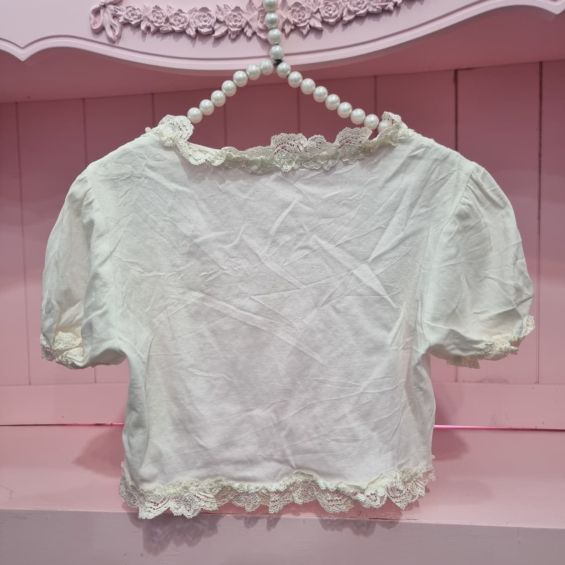 (LEST ROSE) 레이스 볼레로 가디건 상품이미지5