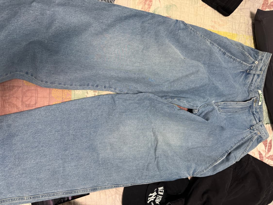 SATUR 세터 비날레스 레트로 워시드 데님 뉴트로 블루 청바지 상품이미지1