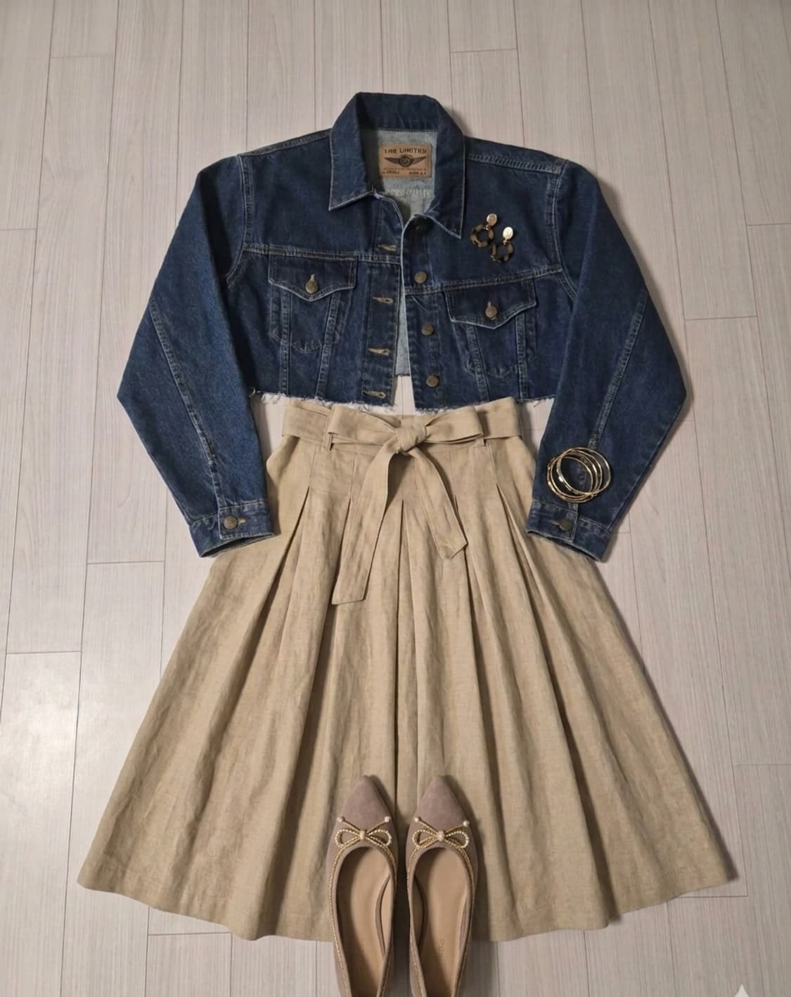 THE LIMITED 크롭 데님 자켓  상품이미지1