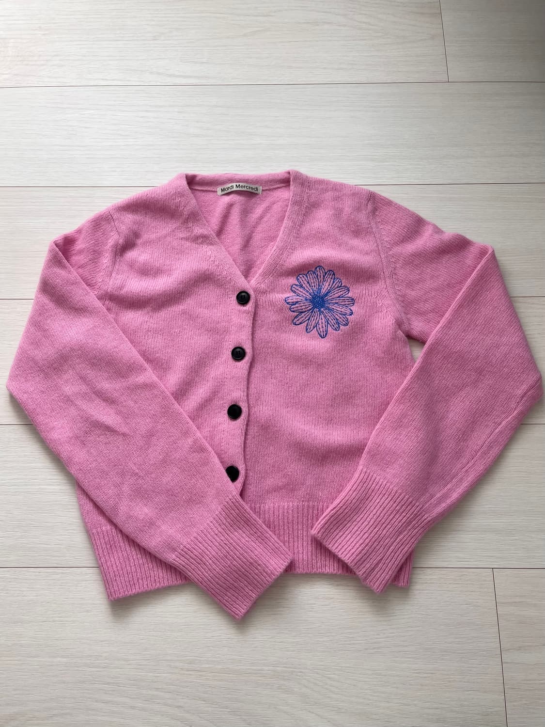 마르디 메크르디 핑크 가디건 상품이미지4