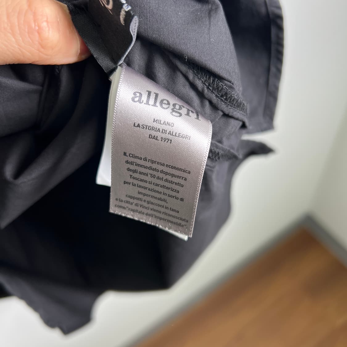 allegri 알레그리 블랙 튜닉 셔츠 S 상품이미지9