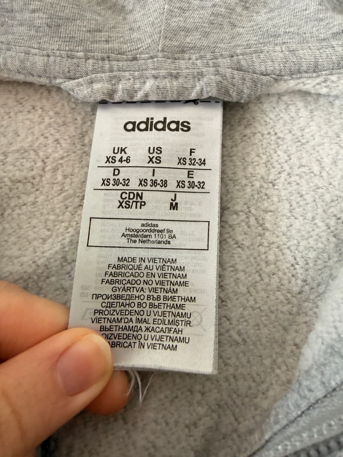 아디다스에센셜후드집업 상품이미지3