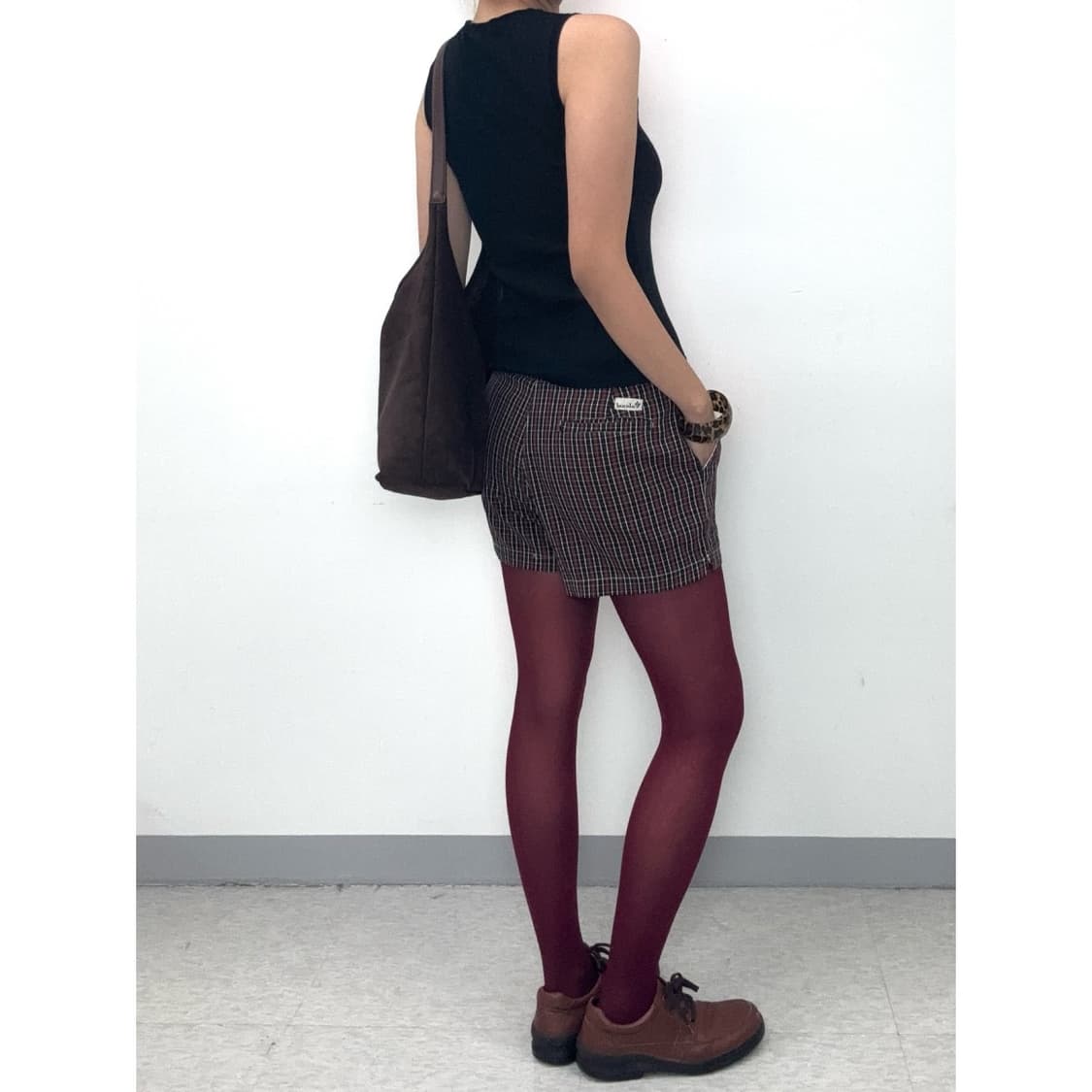 빈티지 블랙 슬리브리스 상품이미지3