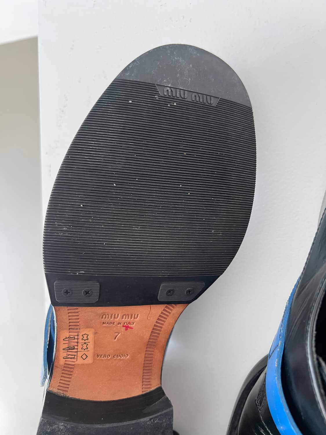 00‘s MIU MIU Archive Velcro Derby 미우미우 상품이미지7
