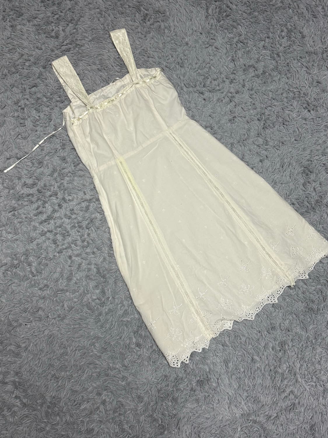 빈티지 슬리브리스 원피스 상품이미지4