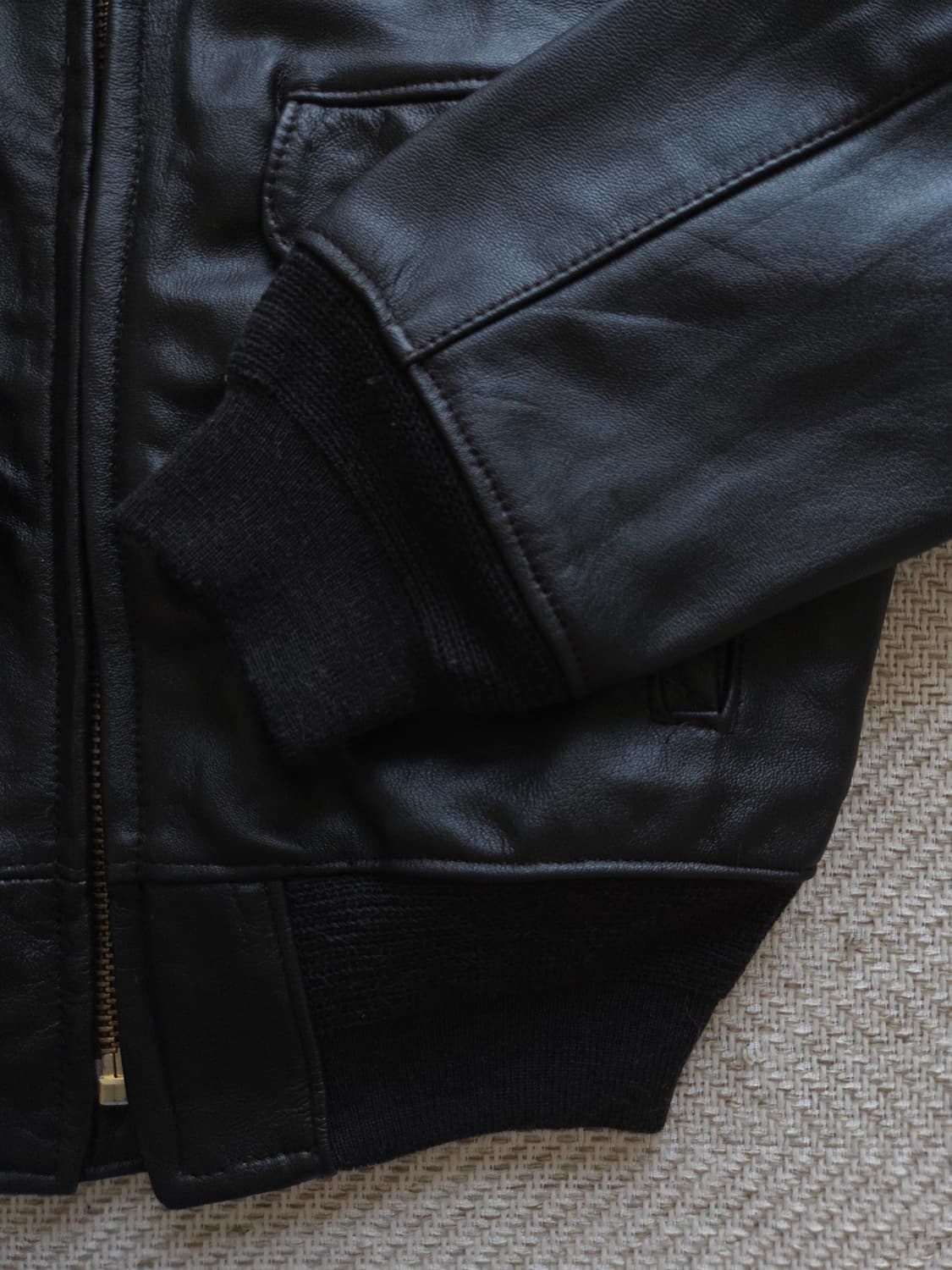 00s OG US 보더 패트롤 레더 듀티 자켓 상품이미지9