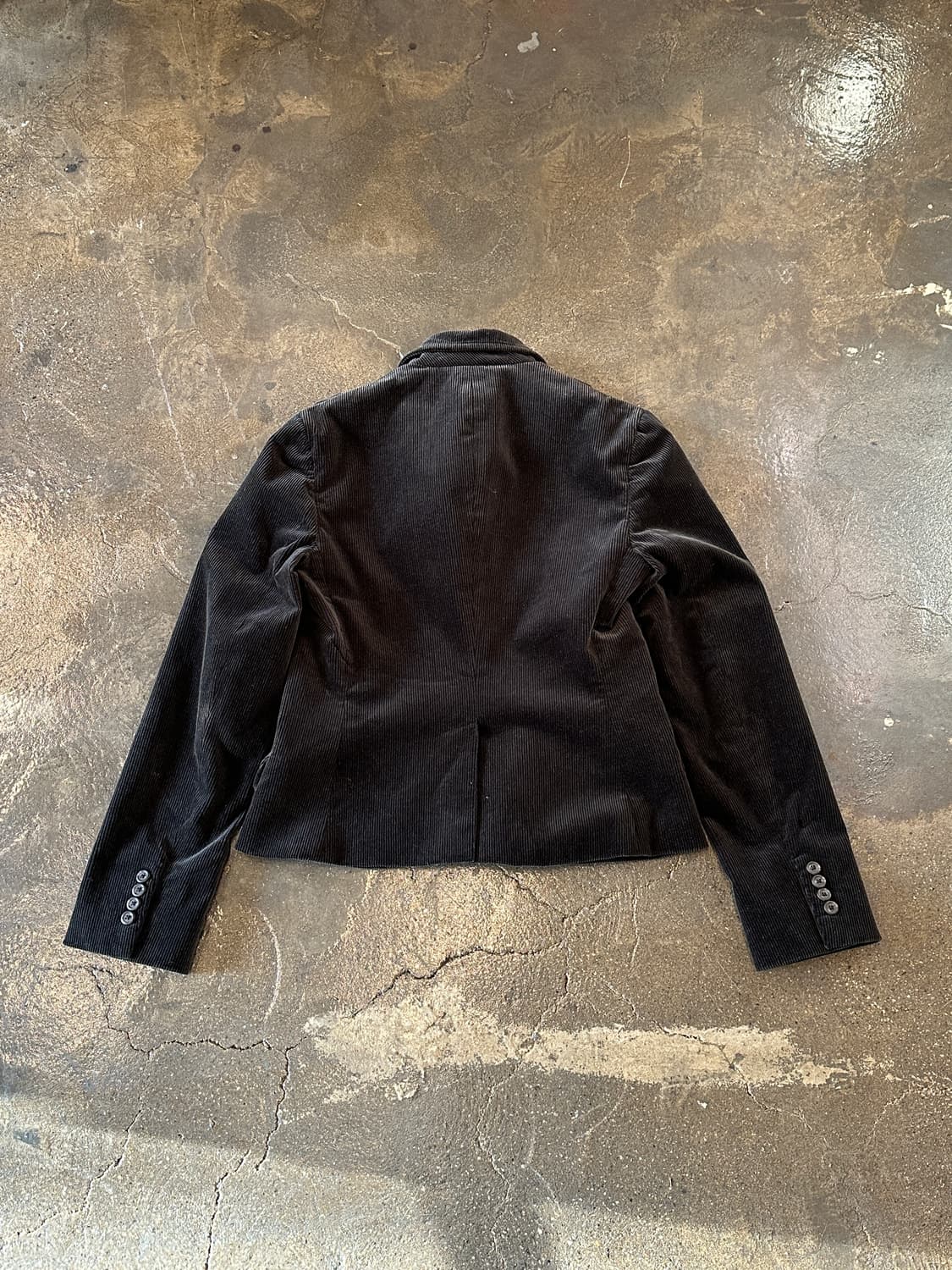 00s 폴로 랄프 로렌 우먼즈 블랙 코듀로이 블레이저 자켓 M 상품이미지2