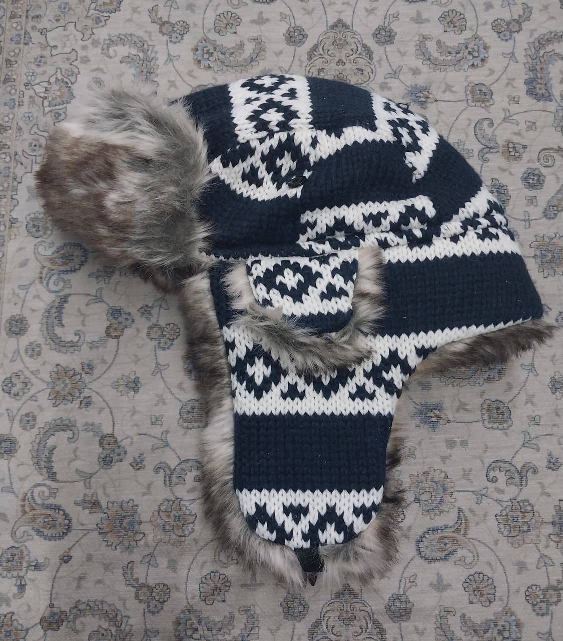 빈티지 노르딕 패턴 트루퍼햇 상품이미지1