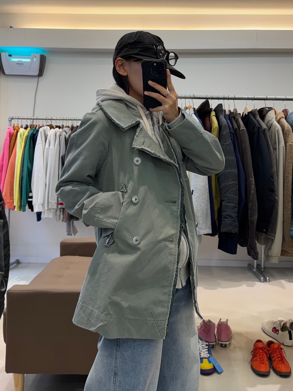 00s 디젤 데미지 코트 자켓 상품이미지7