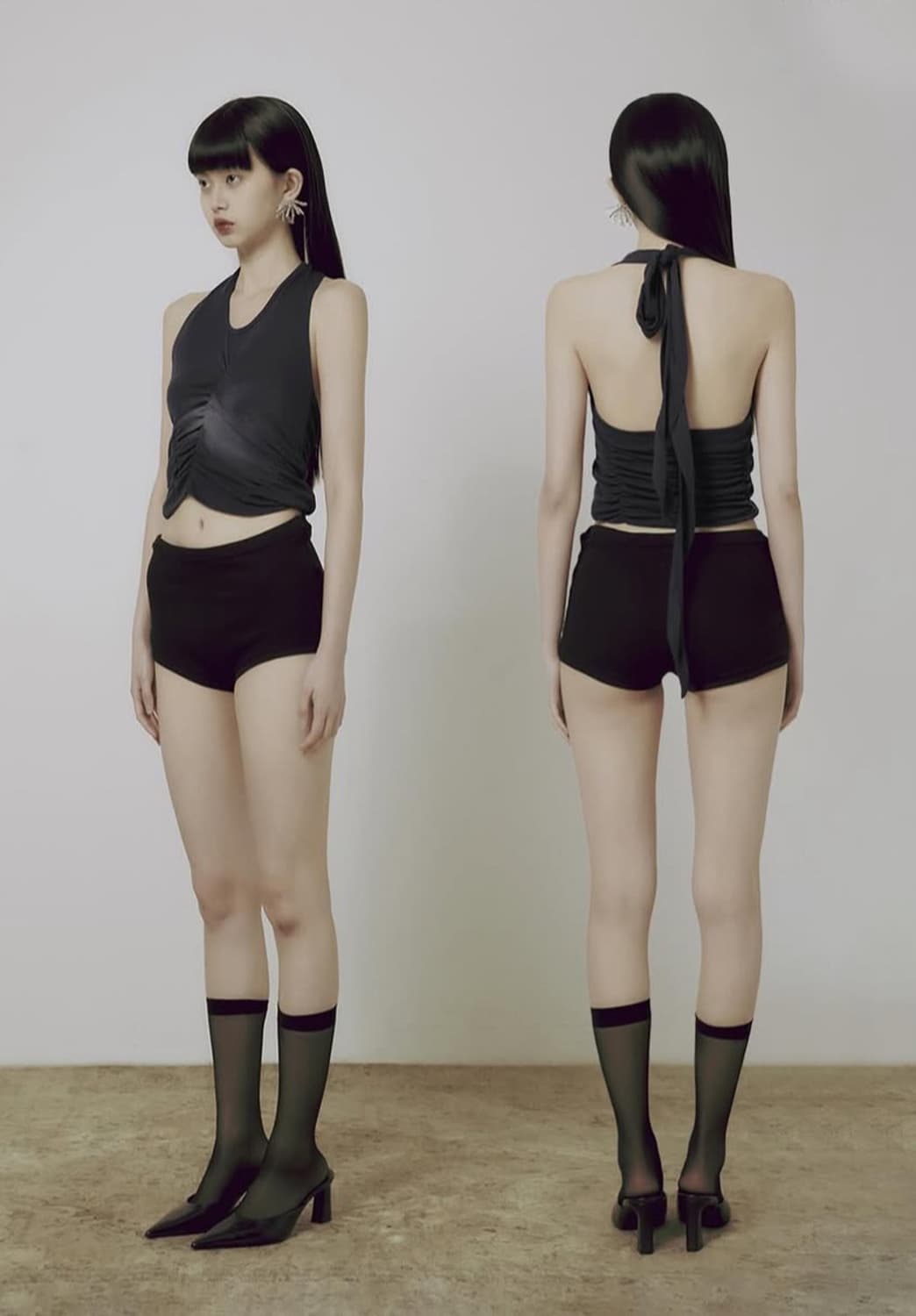 플레어업 Vanish Halterneck Top Charcoal 상품이미지3